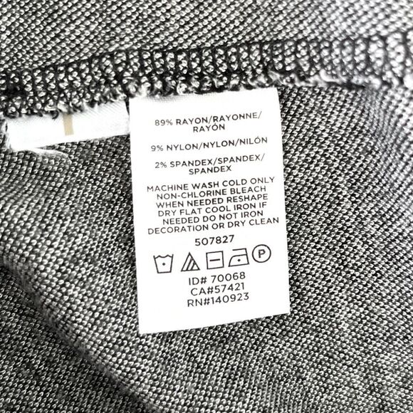 Lou & Grey for LOFT Black White Plaid Leggings Size L - Picture 6 of 10